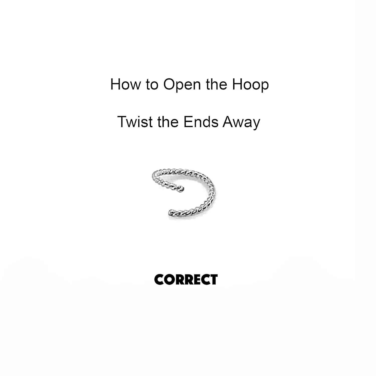 10mm Small Twisted Silver Huggie Hoop Earrings for Women Cartilage Nose Helix Tragus (10mm | 20 GA, Silver | Twisted Wire)