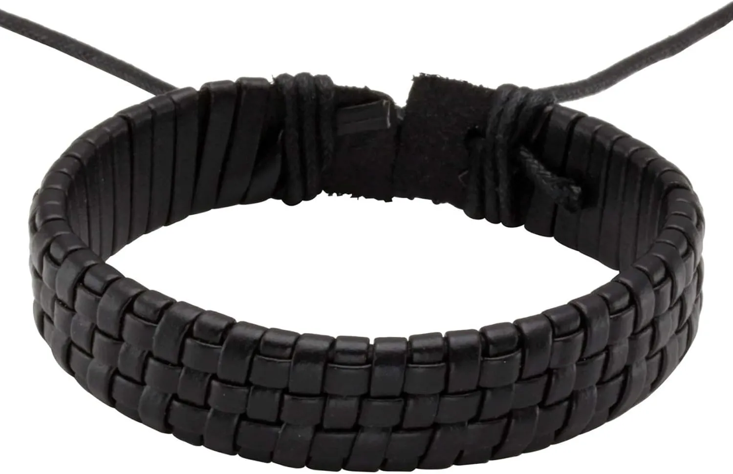 4-10 Pcs Leather Bracelets Set for Women Men Braided Wooden Beads Wrap Cuff Cord Adjustable
