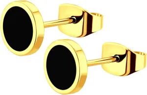 555Jewelry Stainless Steel Cute Small Tiny Round Button Earrings for Women & Ladies
