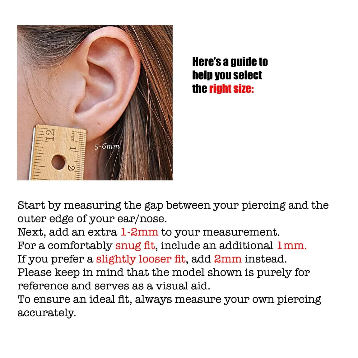 7mm 20 GA Hoop Piercing Twisted Rose Gold Filled 20 GA Septum Huggie Cartilage Nose Tragus Earrings (7mm | 20 GA, 14K Rose Gold Filled | Twisted Wire)