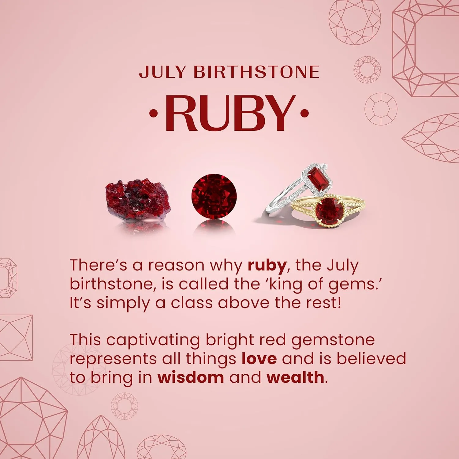 Angara Pear Lab Grown Ruby Twisted Rope Shank Engagement Ring in 14K Solid Gold/Platinum | July Birthstone, Birthday, Anniversary, Wedding Jewelry Gift for Women
