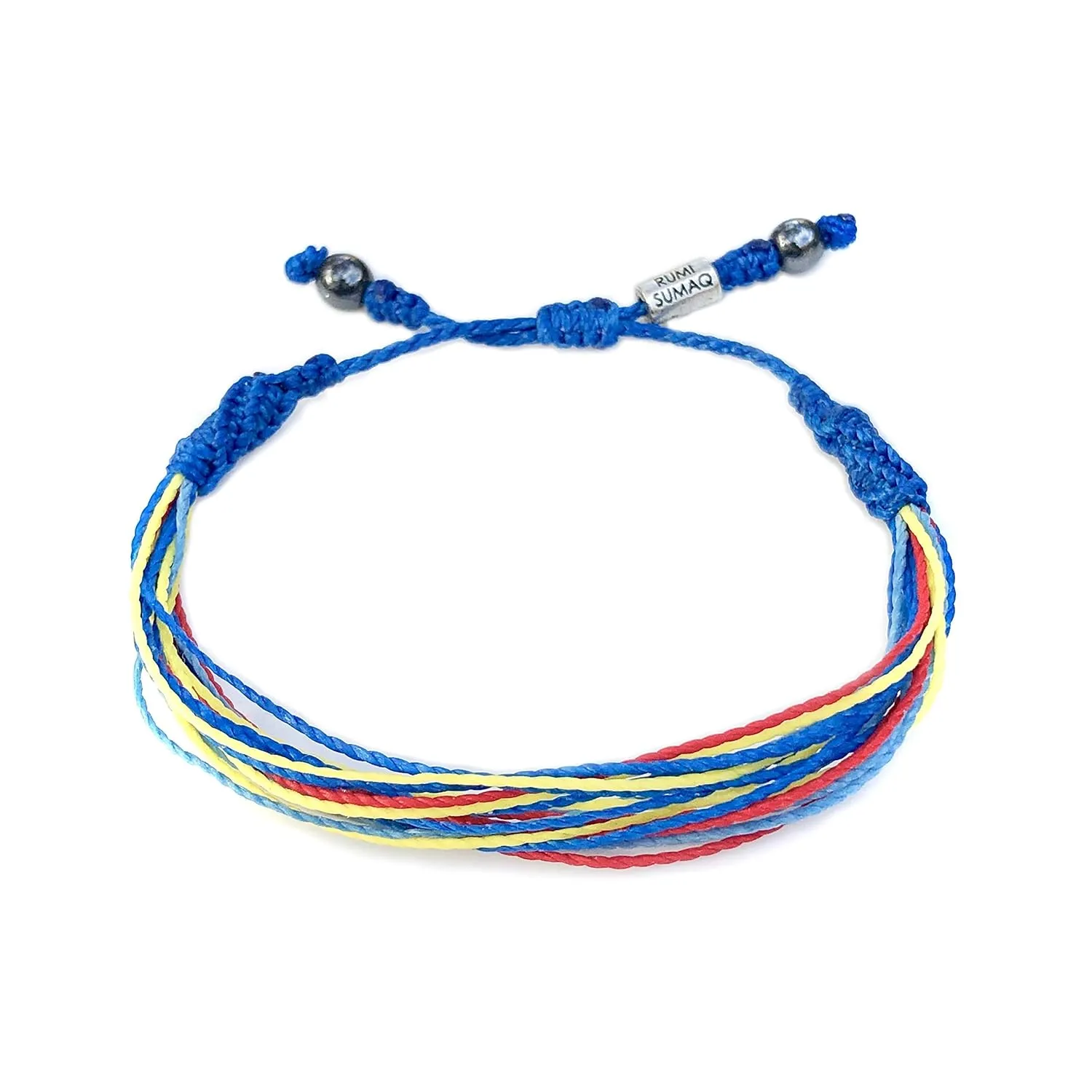 Autism Awareness Bracelet for Men Women and Kids in Autism Ribbon Colors by RUMI SUMAQ Handmade Cause Jewelry