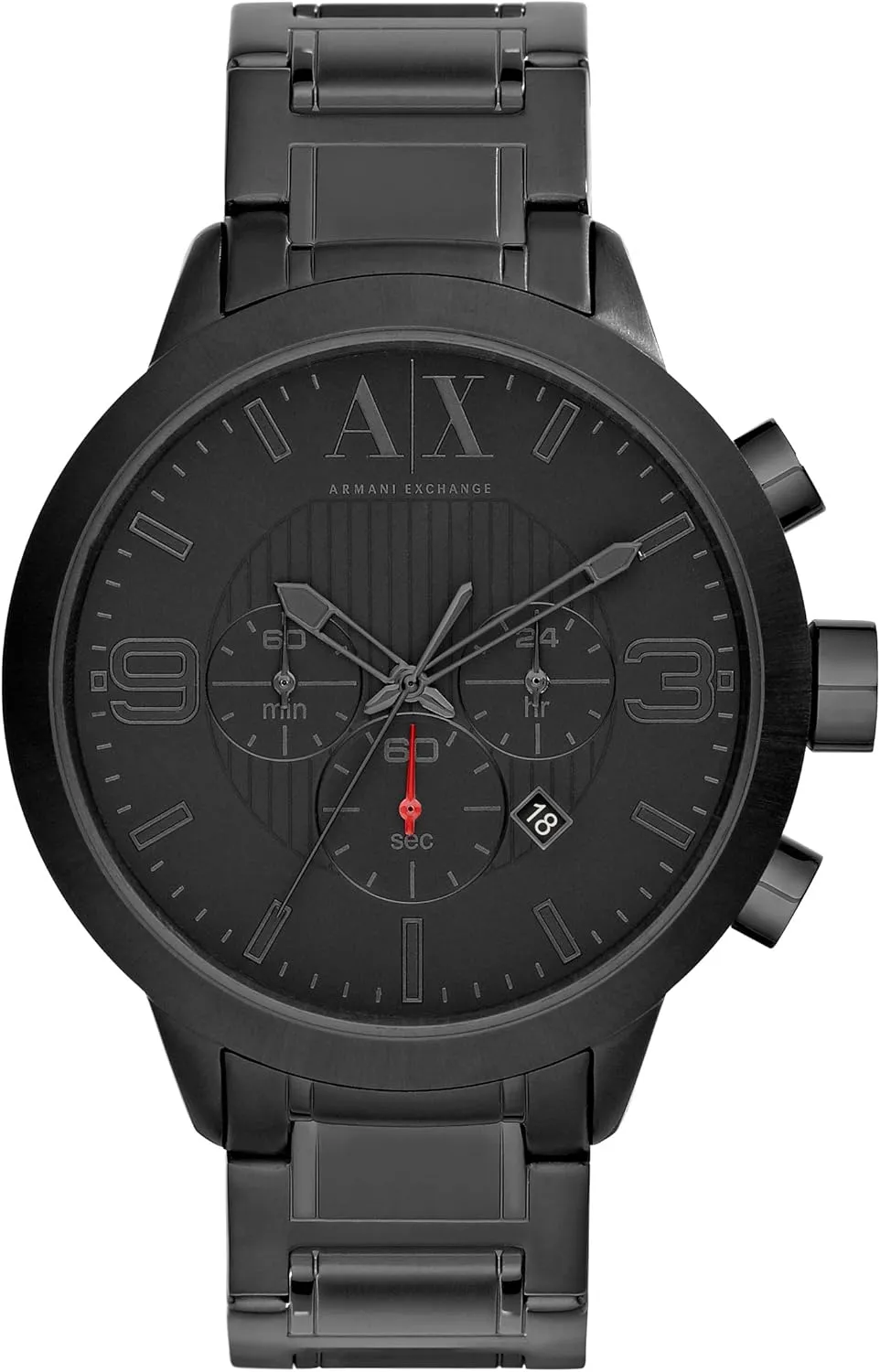 A|X Armani Exchange Chronograph Watch for Men with Stainless Steel, Silicone or Leather Band
