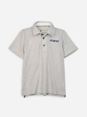 Beige Casual Polo