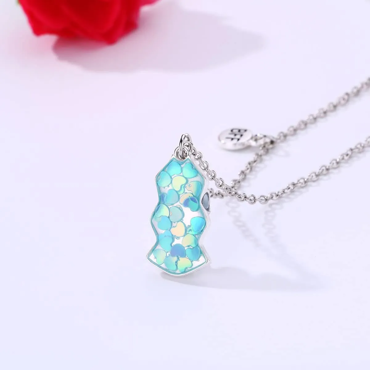 Best Friend Necklace Friendship Necklace Magnetic Matching Heart BFF Necklace for 3 Girls Friendship Gifts