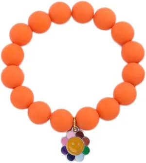 Caiyao Colorful Beaded Bracelet for Girls Rainbow Sunflower Heart Meteor Kylin Pendant Bracelet Cute Cartoon Charm Bracelet