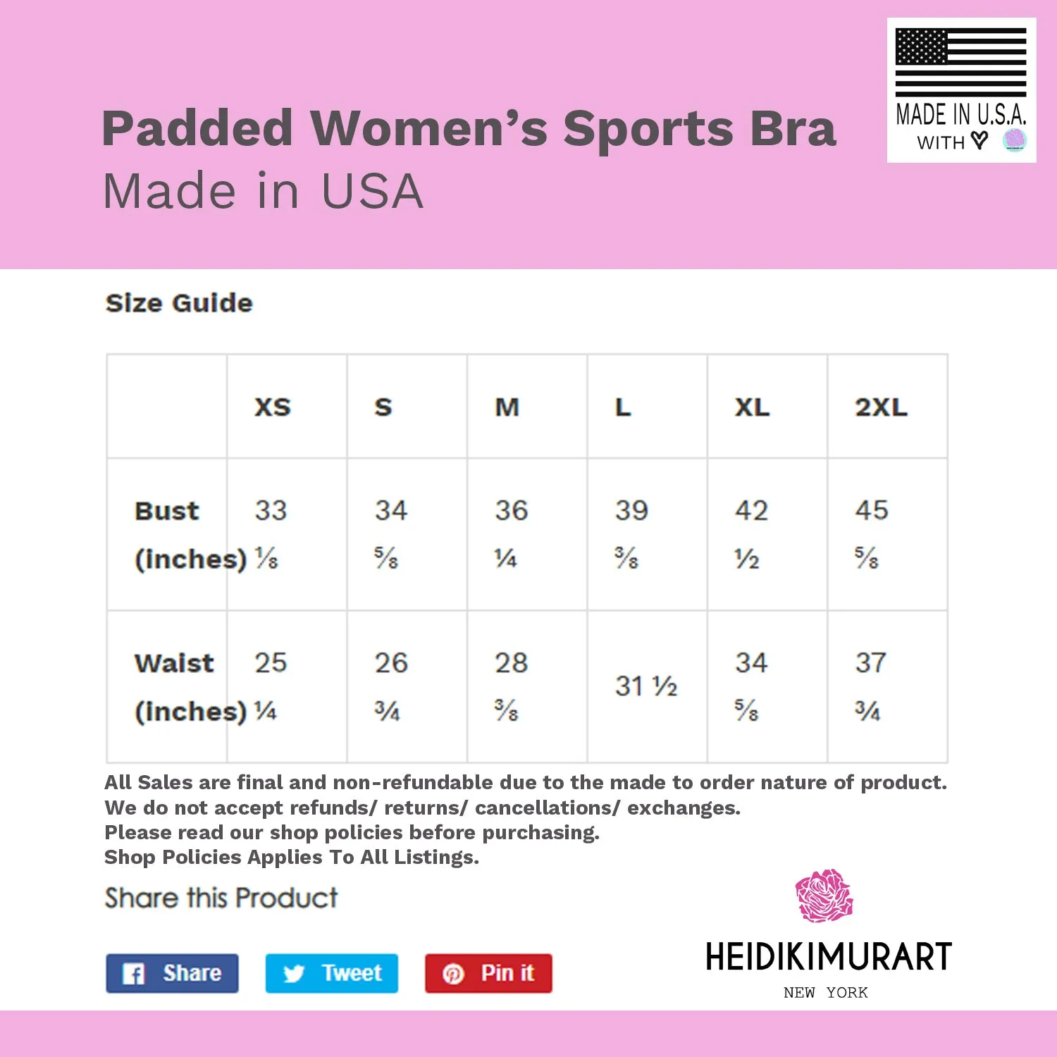 Chevron Rainbow Sports Bra, Ombre Women's Padded Workout Premium Bra-Made in USA/EU
