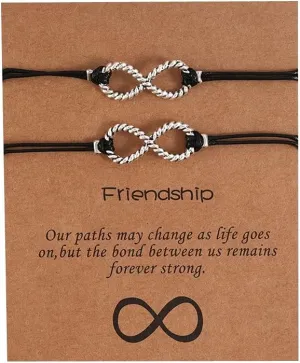 COLORFUL BLING Graduation Gifts Compass Heart Star Friendship Bracelet Class of 2021 College Graduation Presents for Classmates Bestie Sister bro