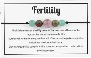 COLORFUL BLING Natural Healing Stone Quartz Crystal Bead Bracelet with Meaningful Card for Women Men Spiritual Anxiety Reiki Chakra Bracelets Protection Jewelry