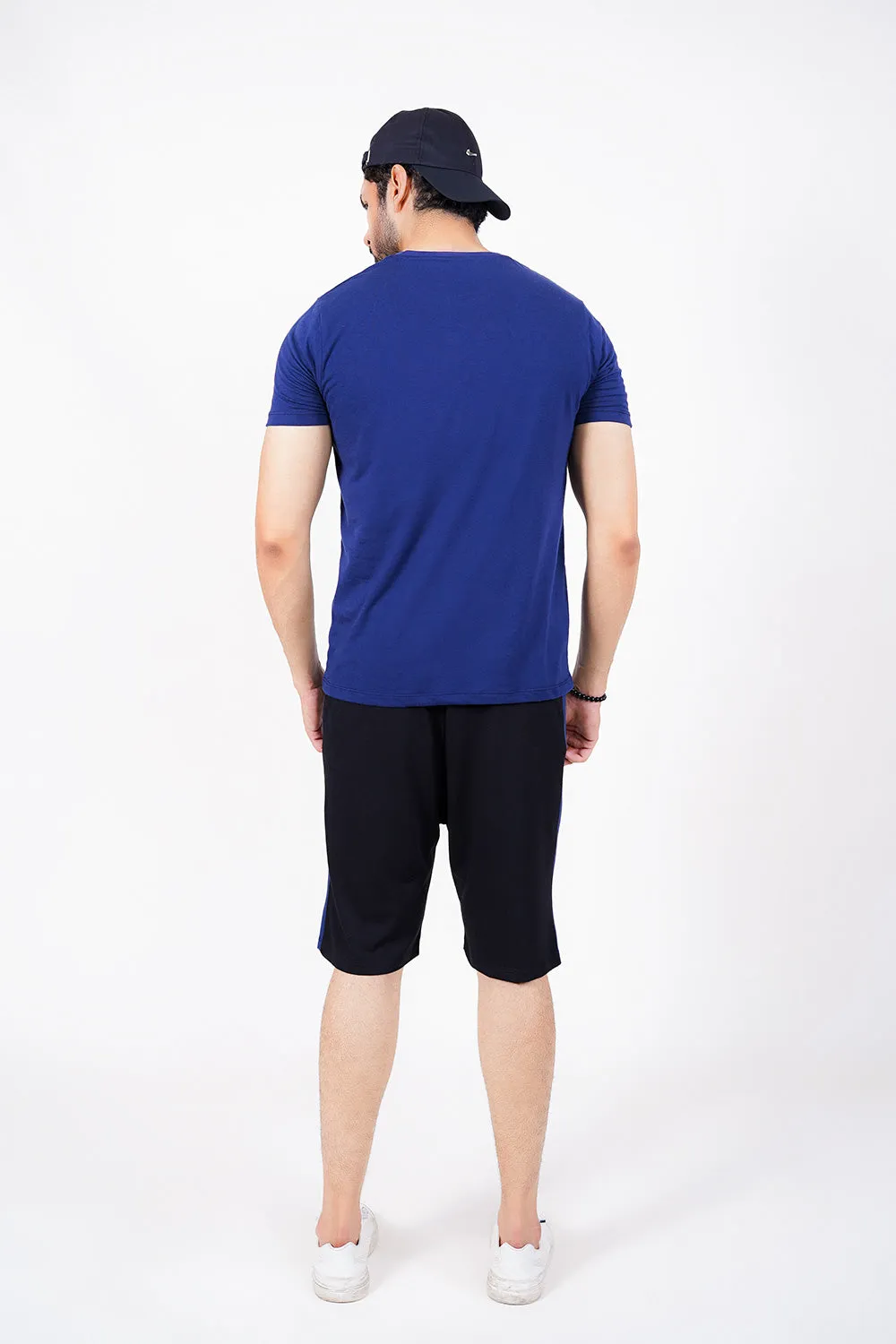 Colour Block Short With Functional Zip