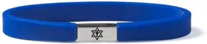Cross Star of David Bracelet for Men Women,Christian Jewish Messianic Star of David Bracelets Sports Silicone Wristbands Christ Cross Religious Jewelry for Teens & Adults