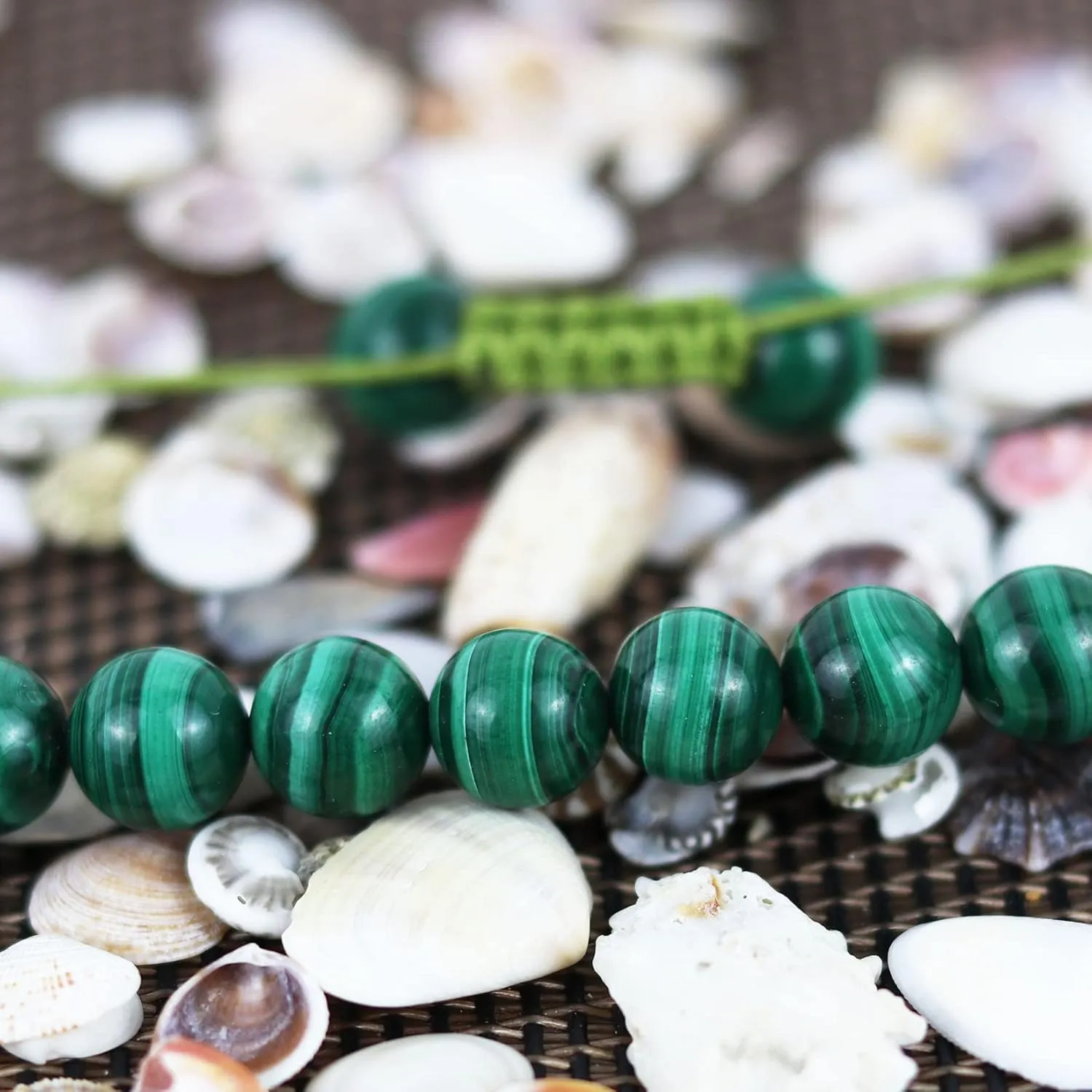 DAZCOLO 8mm Natural Gemstone Adjustable Bracelet, Handmade Unisex Crystal Bracelets for Meditation, Yoga, Spiritual Healing & Positive Energy