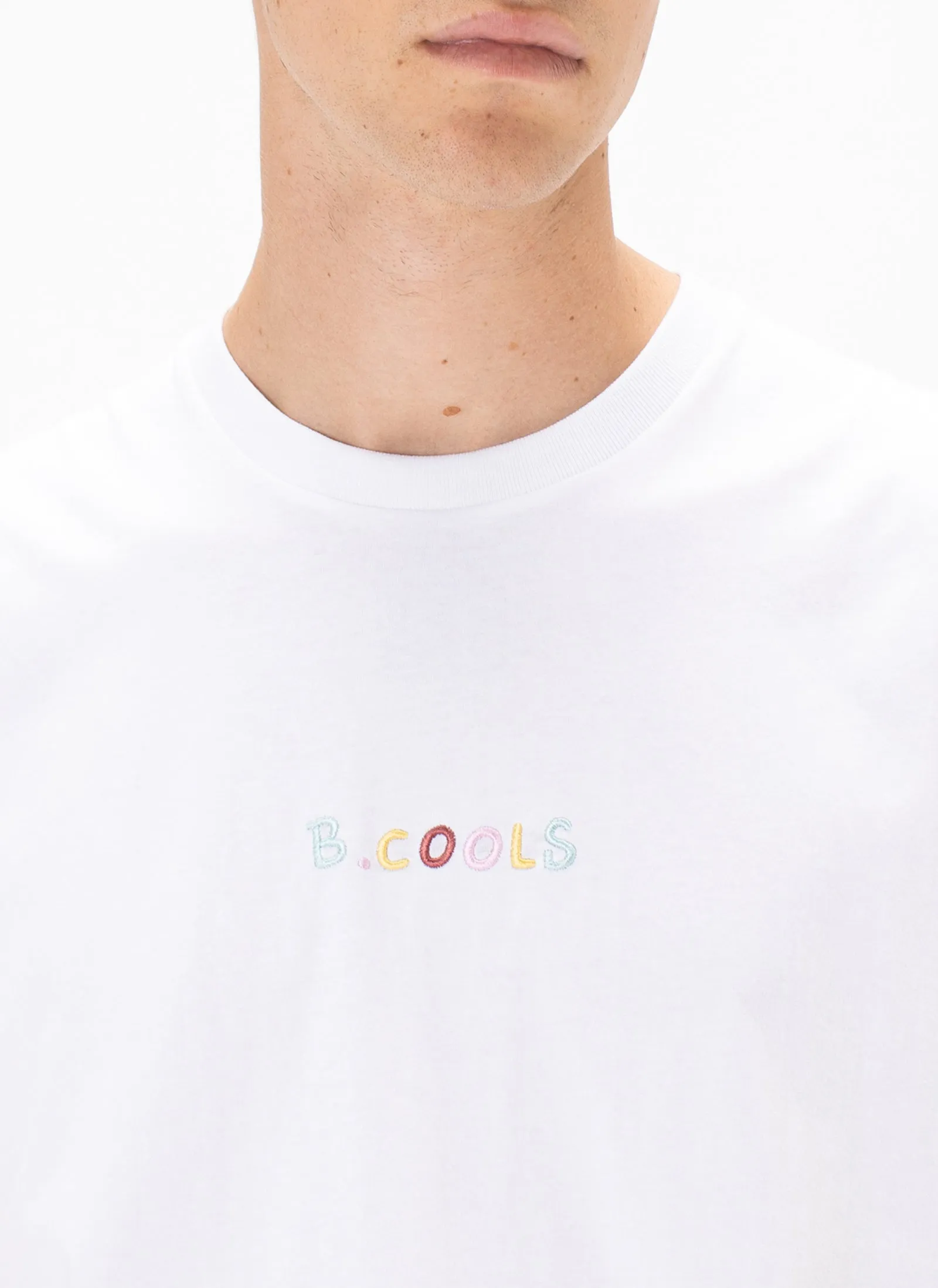 Dog Muscle Tee White