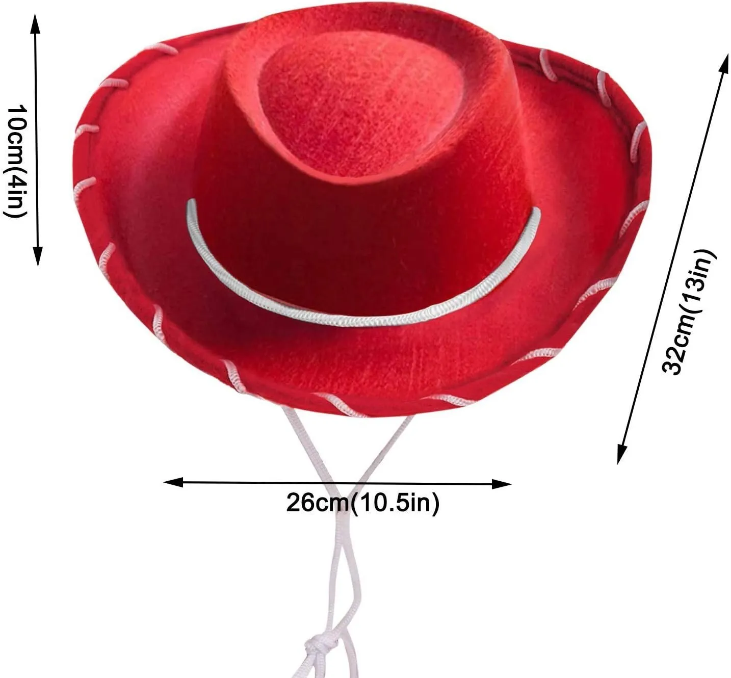 Dress-up 1PC for Prop Children's Hat Decorations Party Cowboy Red Holiday Baseball Caps Men's Ribbed Watch Cap