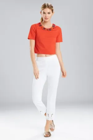 Essential Pants With Embroidery