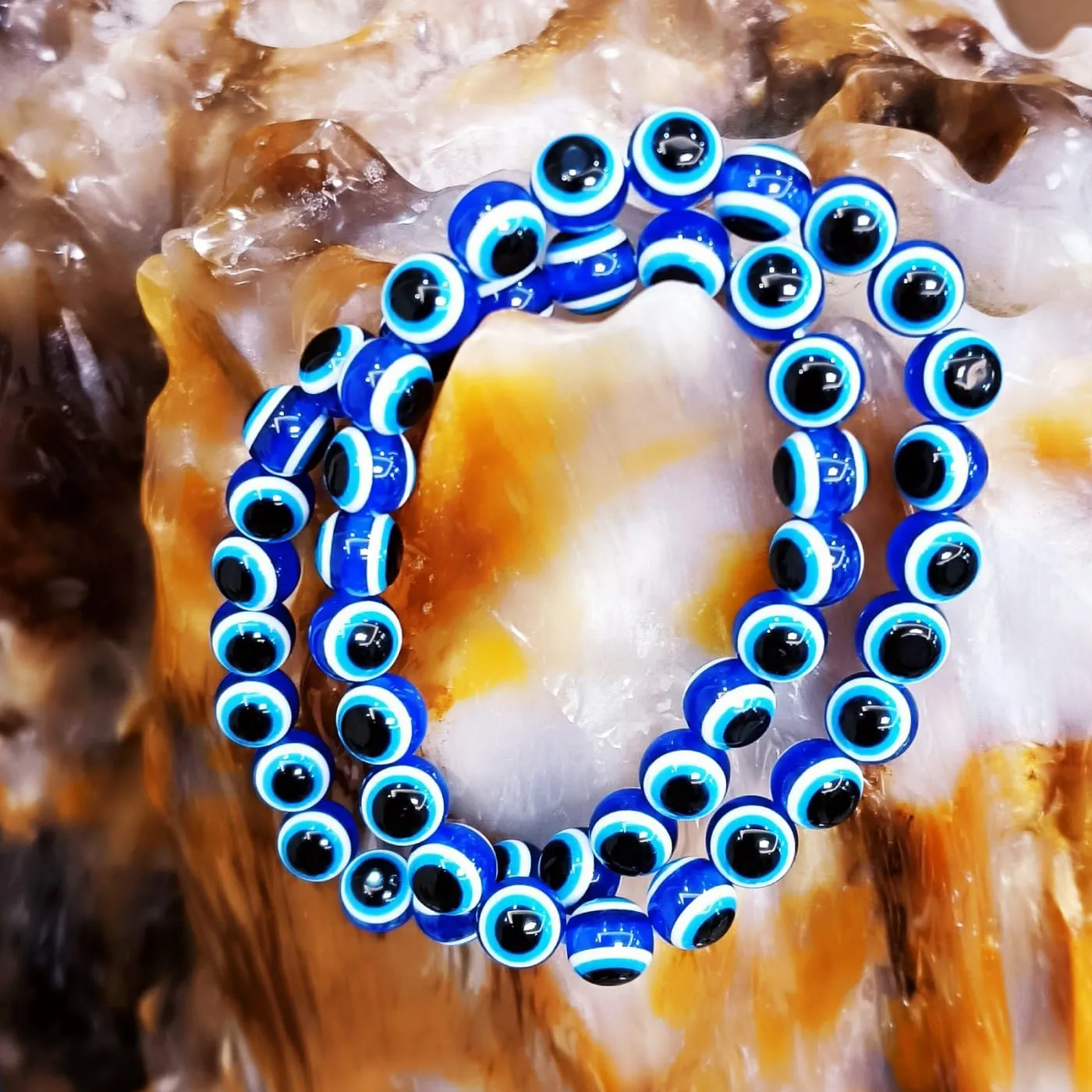 Evil Eye Bracelet Blue Beads Bracelet Turkish Lucky For Protection And Blessing Bracelet Christmas New Year Gifts For Women