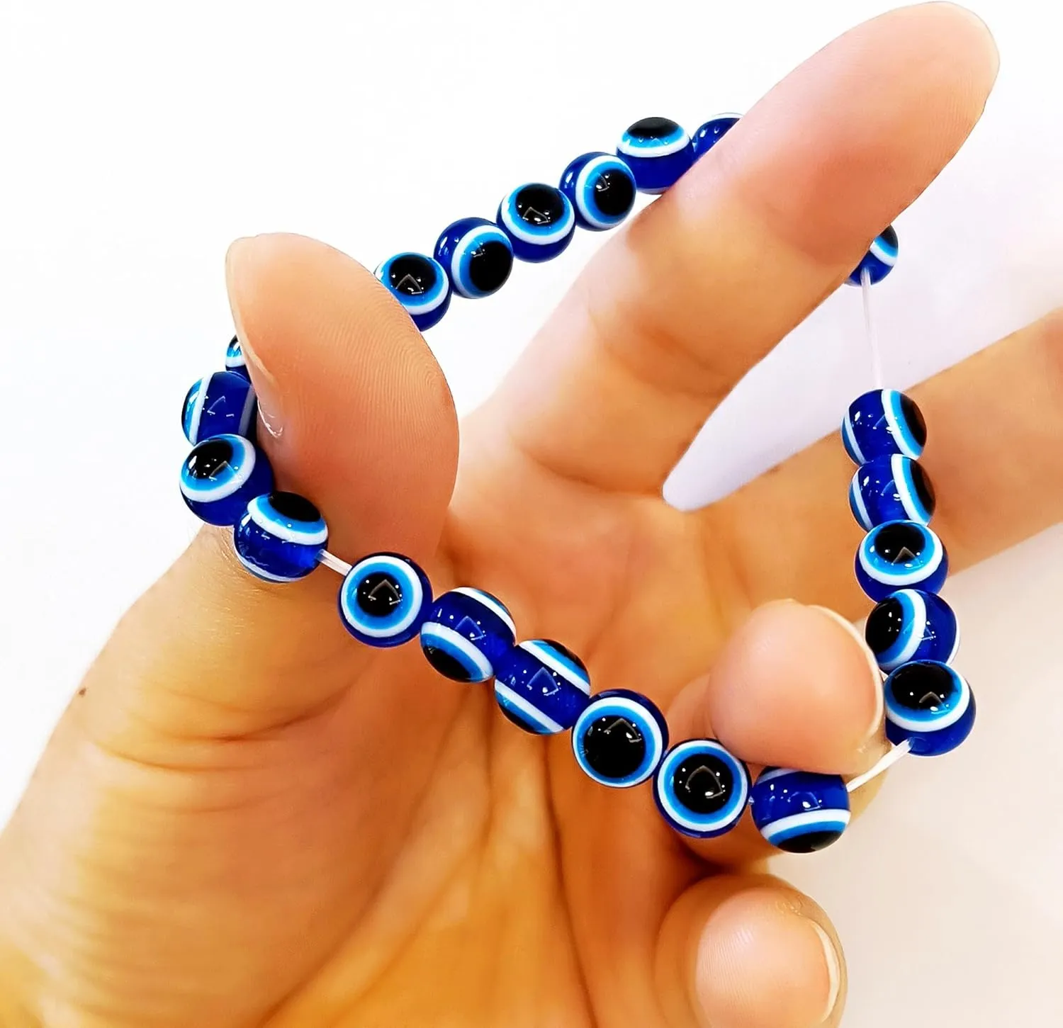 Evil Eye Bracelet Blue Beads Bracelet Turkish Lucky For Protection And Blessing Bracelet Christmas New Year Gifts For Women