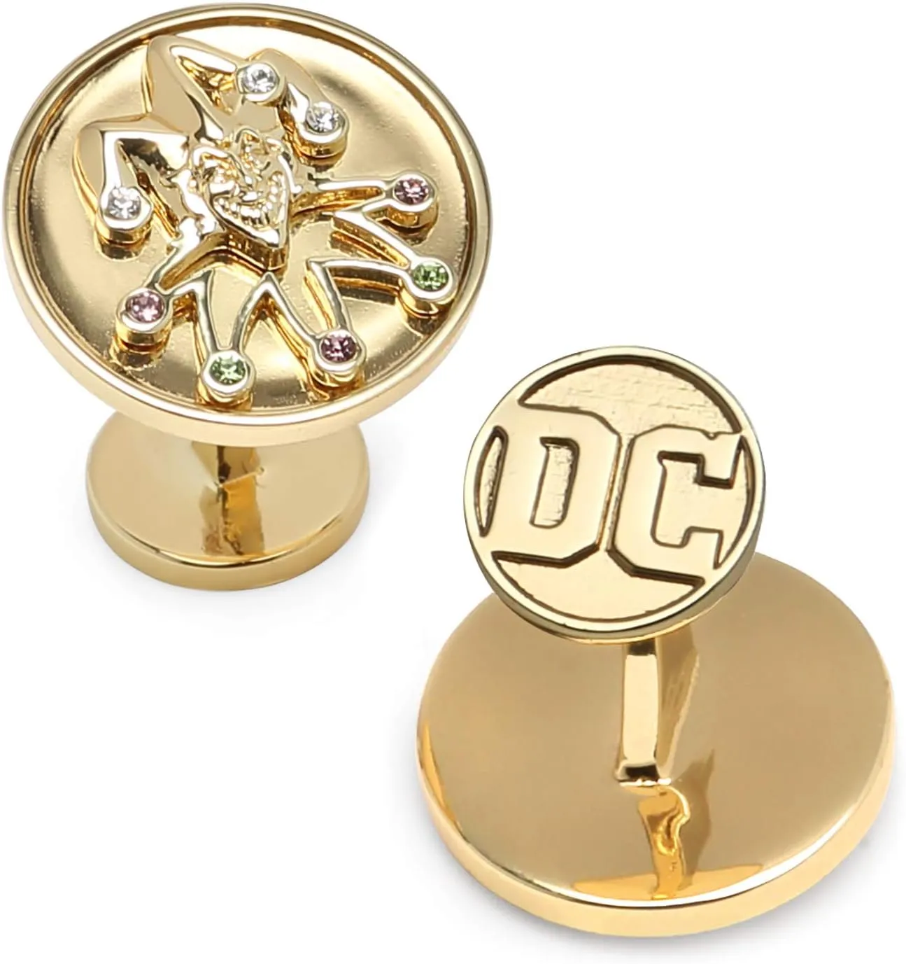 Gold Joker Cufflinks