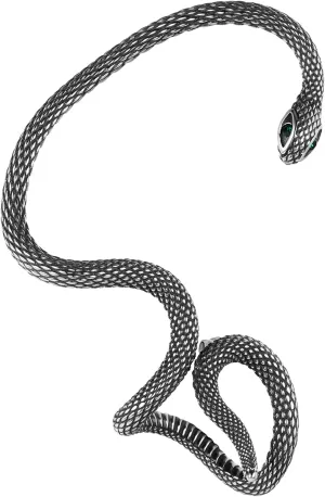 Gothic Dragon Ear Cuff - 1pcs Retro Silver Punk Hip Hop Stainless Steel Snake Dragon Cuff Earring Cartilage Climber Ear Wrap Ear Earrings Stud Wrap Snake Earrings for Women or Men