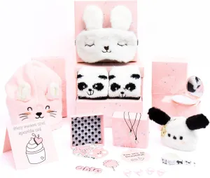 HAPPY LOLLI Gift Basket for Tween & Teen Girls  8 Trendy Gifts with Tasks & Empowering Cards  Great for Birthdays.