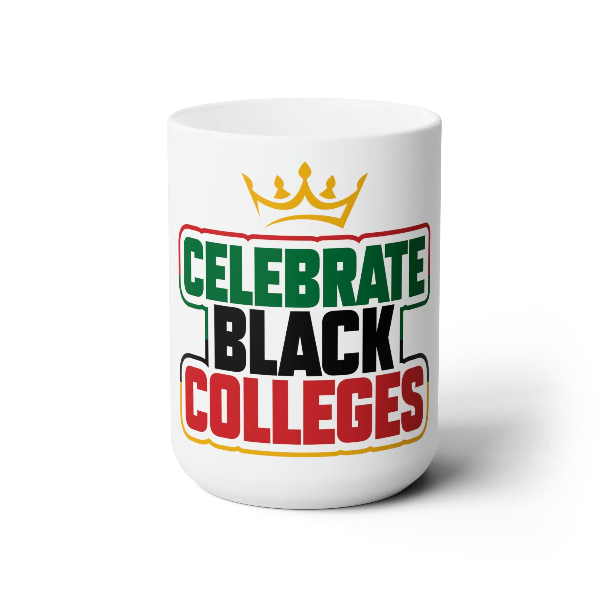 HBCU Celebrate Black Colleges White Ceramic Mug 15oz