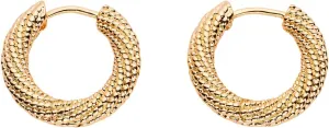 Huggie Hoop Earrings For Women 18 Gold Hoop Earrings Twisted Rope Round Hoop Earring Simple Minimalist Jewelry