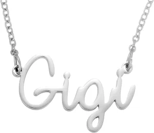 HUTIMY Gigi Gifts for Grandma Birthday Necklace - Gigi Pendant for Women