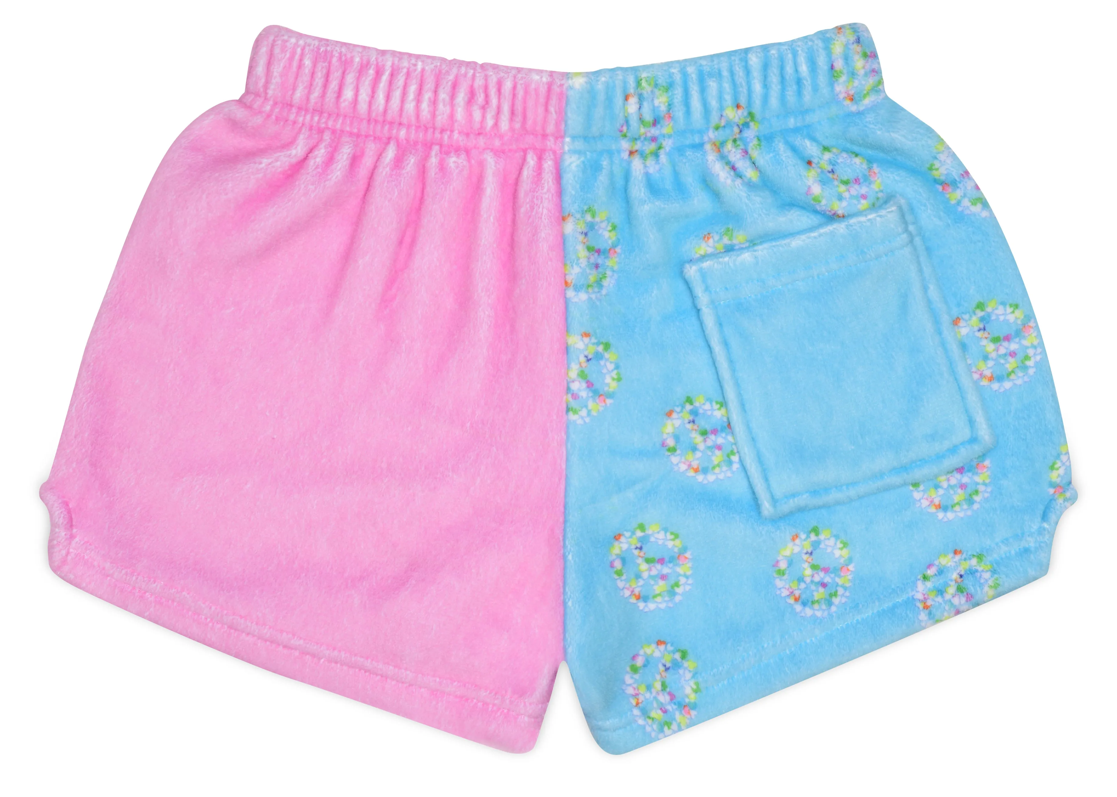 Iscream Peace and Love Plush Shorts