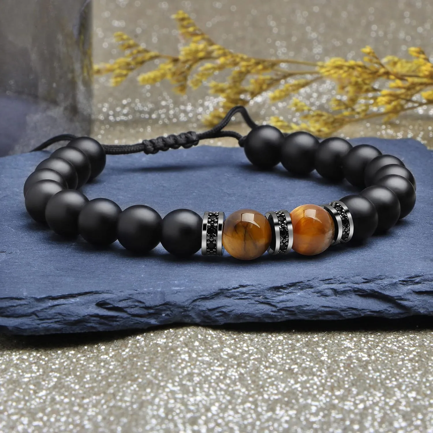 JoycuFF Christian Baptism & Easter Gifts: Inspirational Bracelets for Men & Boys - Teens to Adults, Perfect for Fathers Day, Graduation, Anniversary & Christmas
