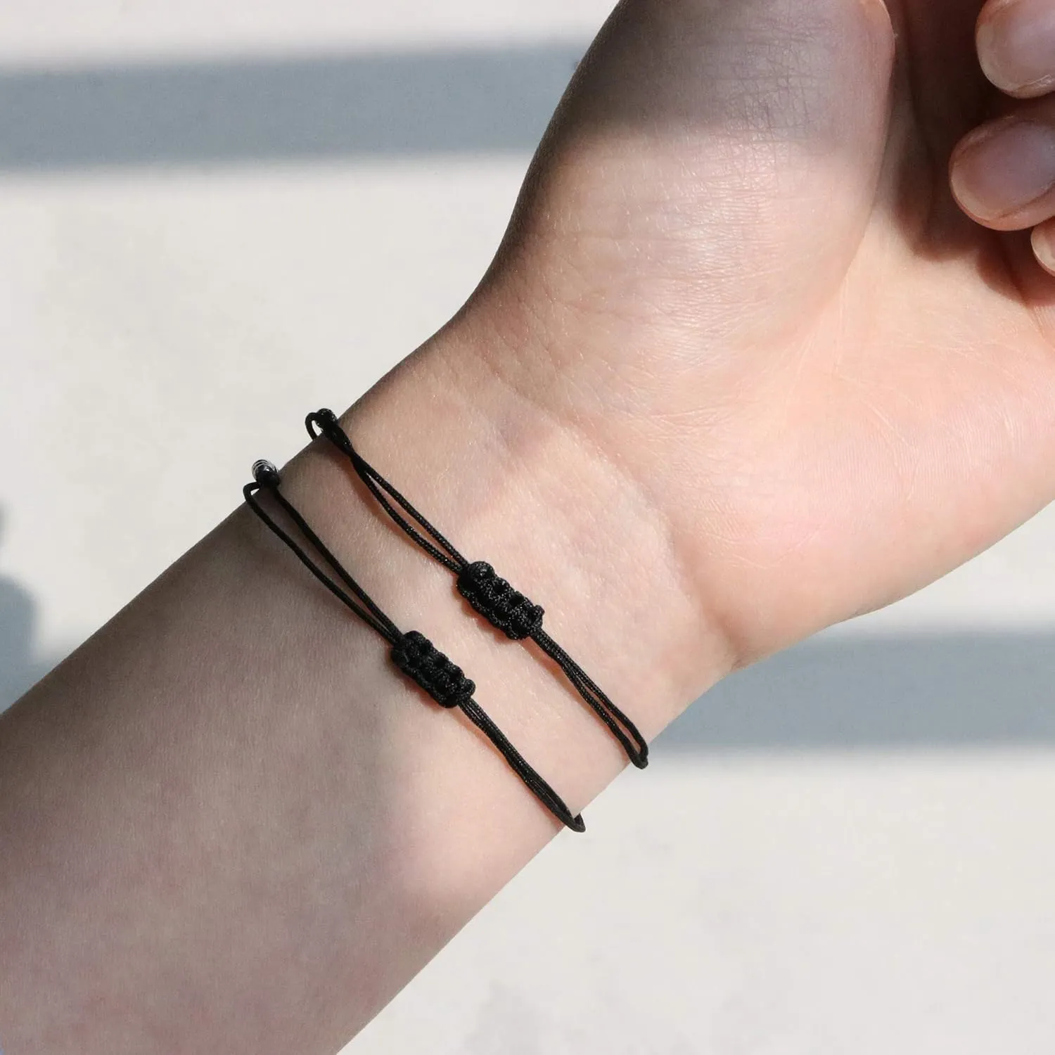 JoycuFF Morse Code Bracelets for Women Funny Inspirational Jewelry Gifts for Her Mom Daughter Sister Best Friend Adjustable Silk Beaded Wrap Bracelet 