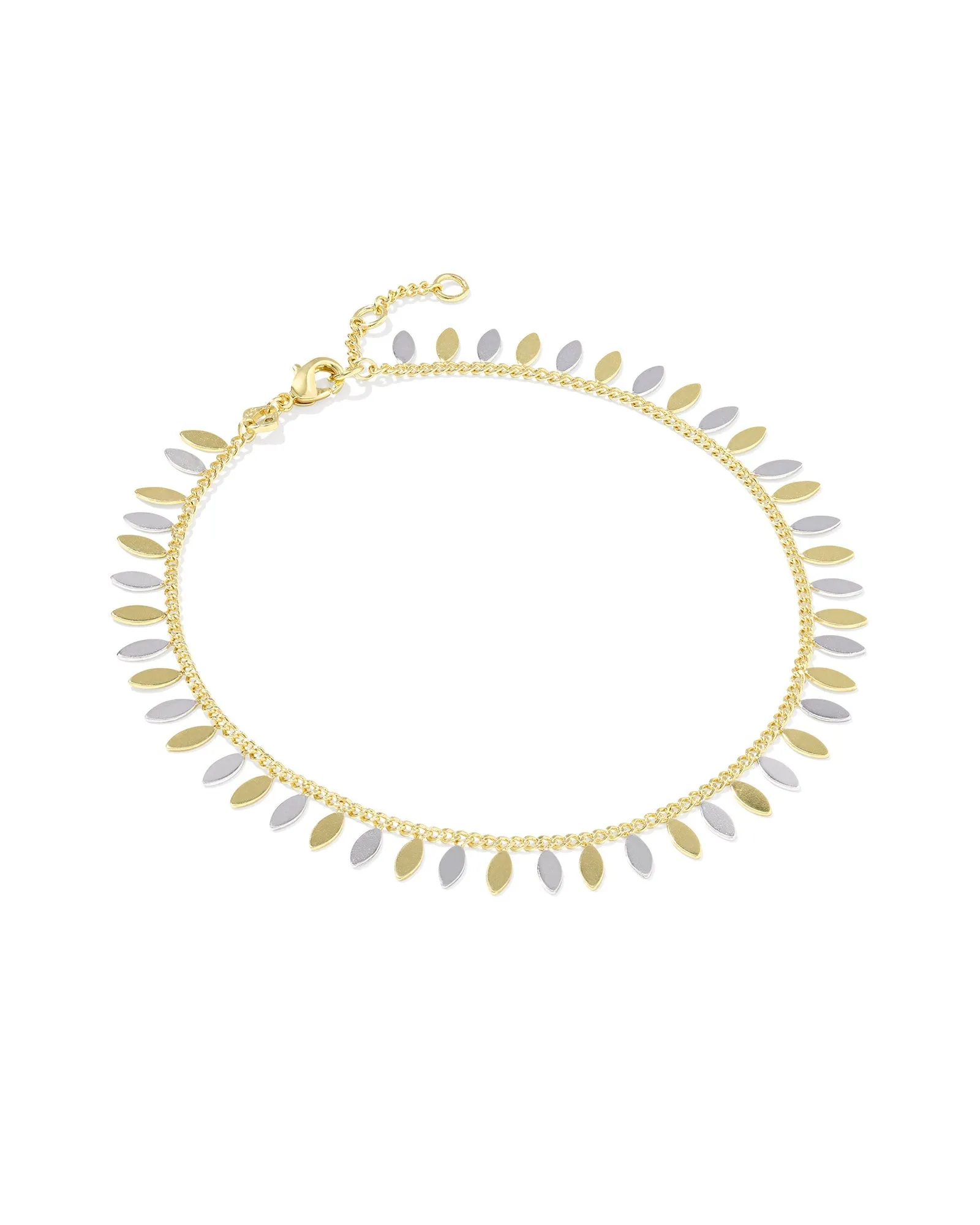 Kayla Anklet Mixed Metal