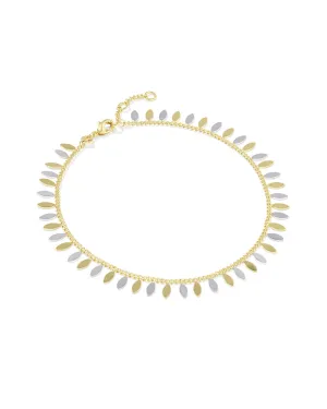 Kayla Anklet Mixed Metal