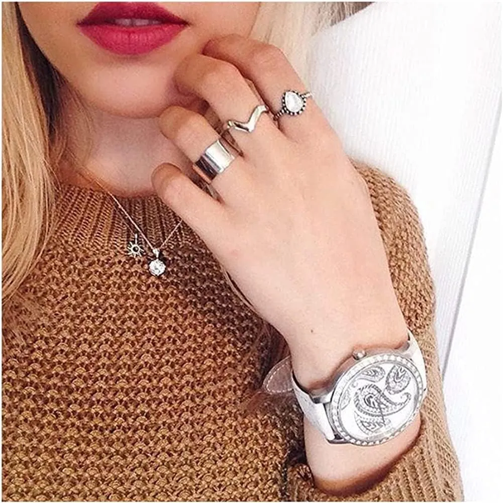 LANG XUAN Message Card Compass Pendant Necklace Friendship Sun Good Luck Elephant Starfish Pendant Chain Necklace with Gift Card