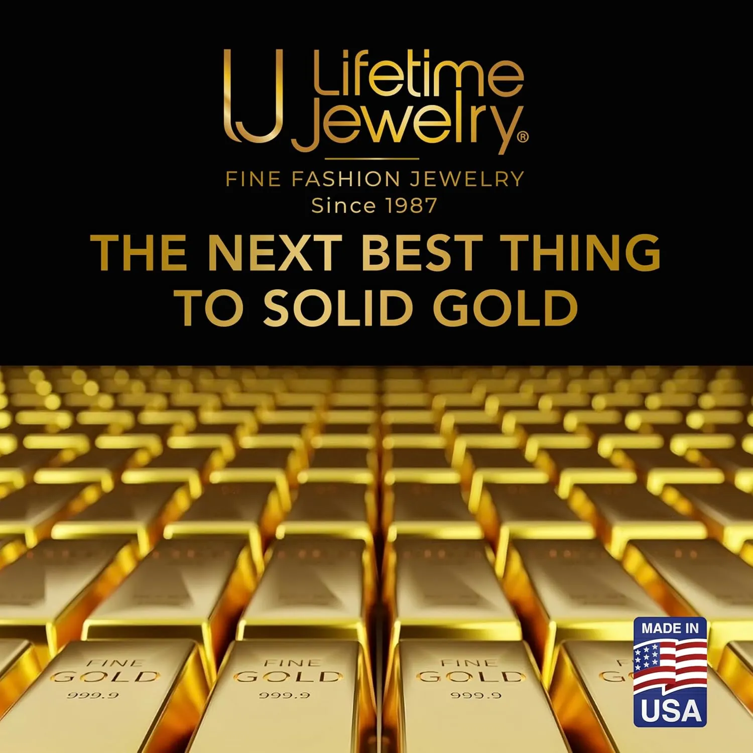 LIFETIME JEWELRY 6mm Rope Chain Bracelets for Women and Men 24k Real Gold Plated