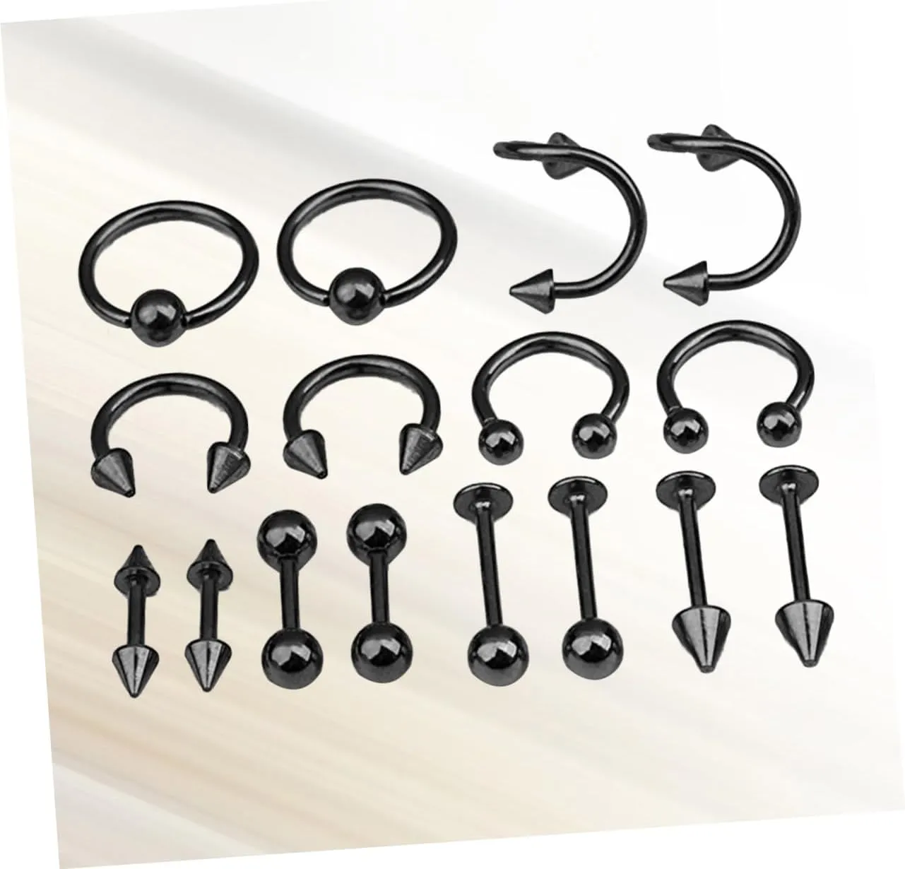 LIFKOME Tongue Ring Belly Button Bar Pierced Earrings Body Jewlery Belly Ring Body Piercing Jewelry Women