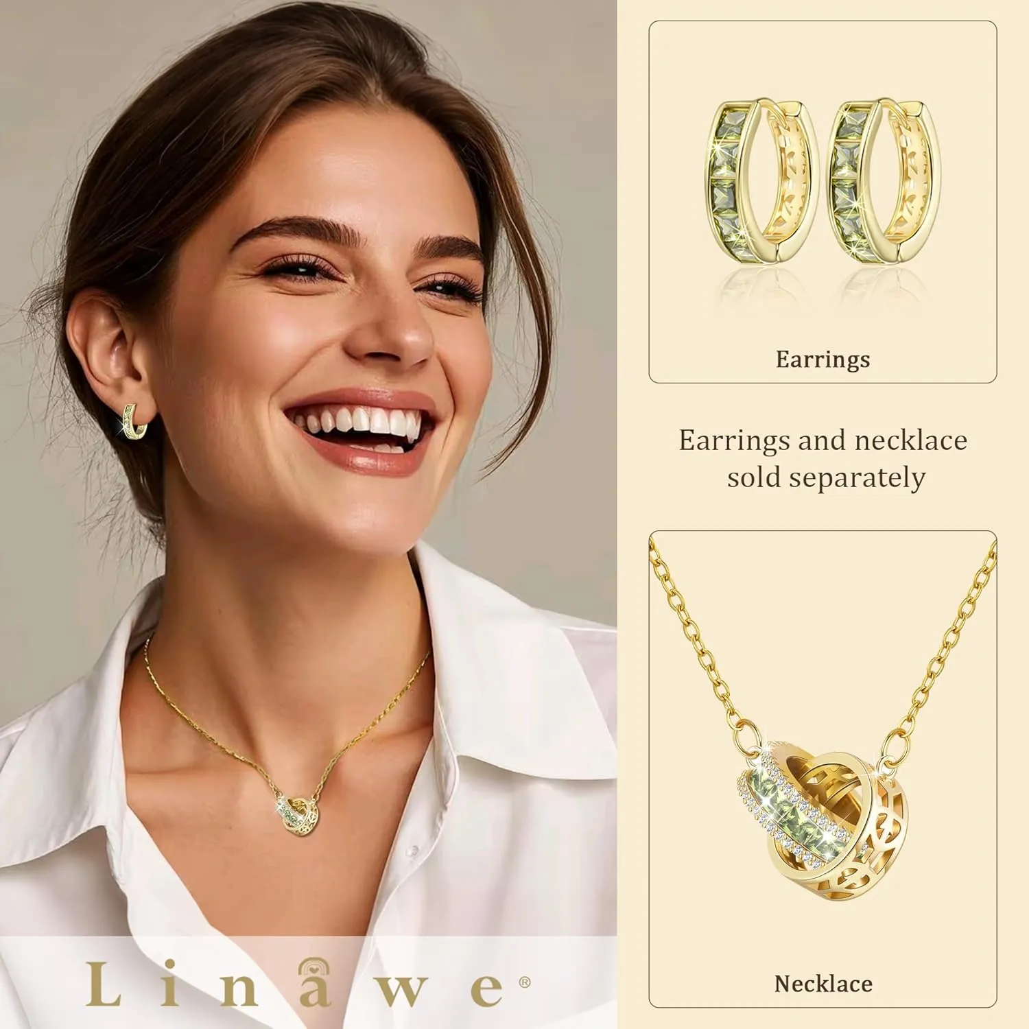Linawe Small Hoop Earrings for Women Trendy, Tragus Piercing Jewelry, Cubic Zirconia Studs Huggie Earrings, Mini Chunky Tiny Helix Earrings, Gold/Rose Gold/Silver Cartilage Hoops