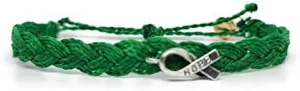 Liver Cancer Awareness Bracelet | In Support of Loved Ones Battling Cancer | Fund Raising | Gift for her | Gift for him | Braided.
