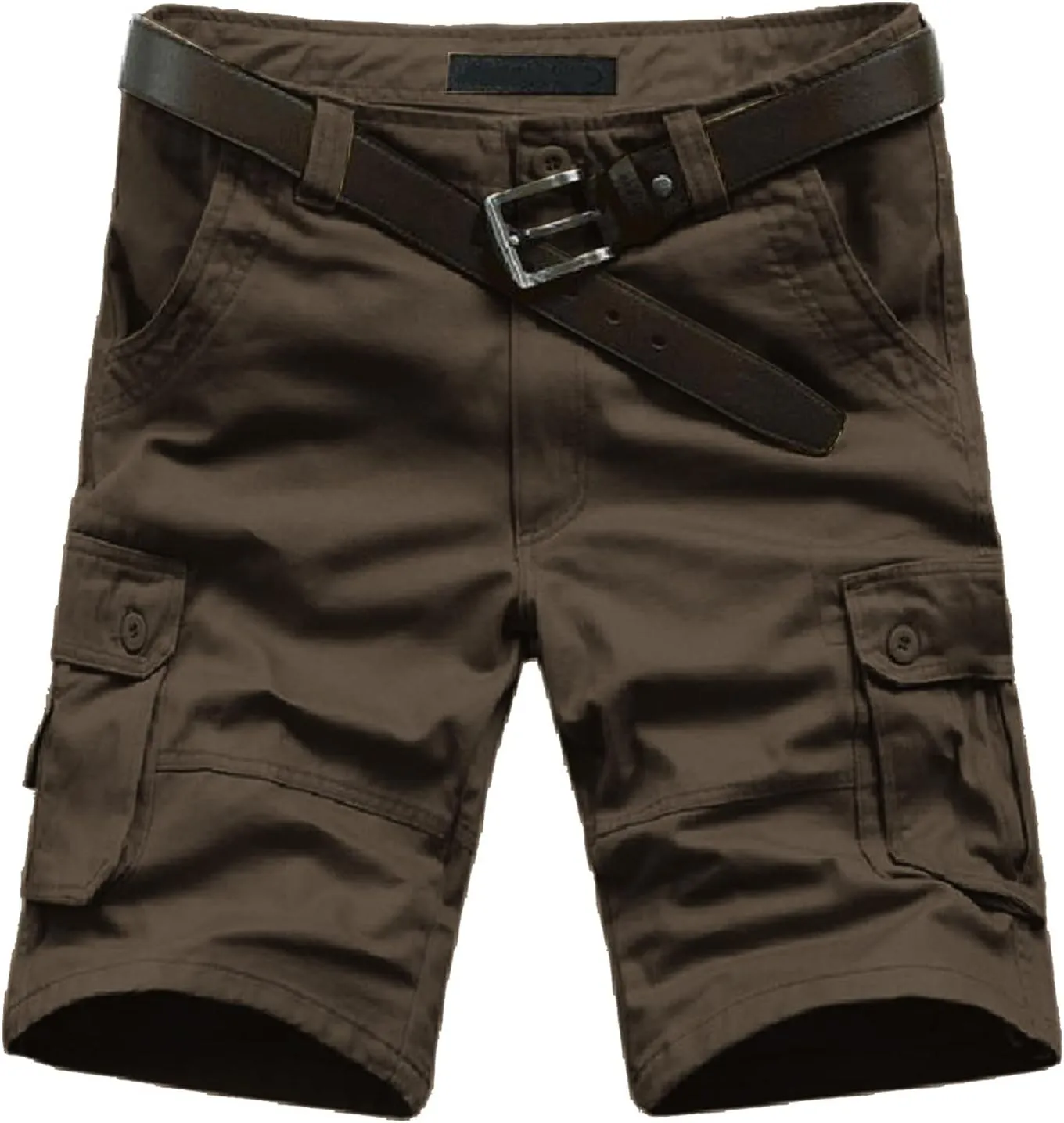 Mens Resort Wear 2025 Loose Fit Summer Cargo Shorts with Zipper Multi Pocket Outdoor Casual Lightweight Shorts