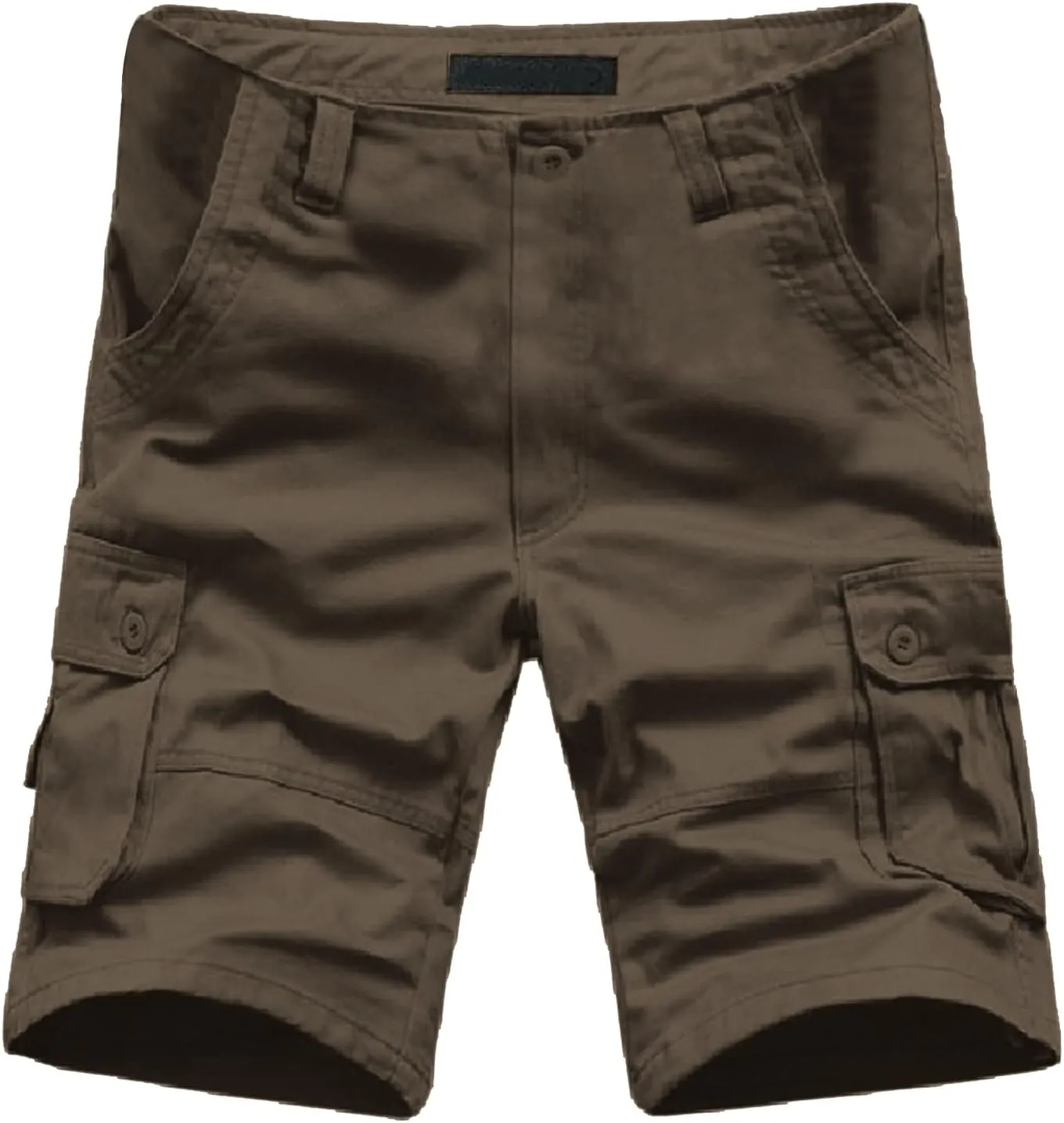 Mens Resort Wear 2025 Loose Fit Summer Cargo Shorts with Zipper Multi Pocket Outdoor Casual Lightweight Shorts