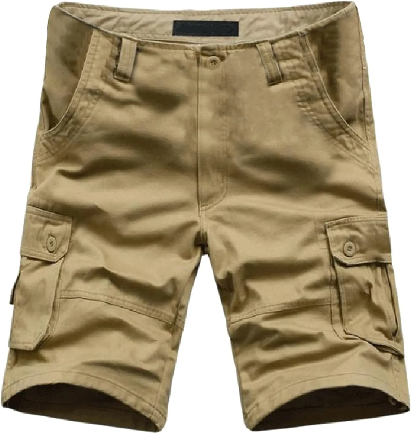 Mens Resort Wear 2025 Loose Fit Summer Cargo Shorts with Zipper Multi Pocket Outdoor Casual Lightweight Shorts
