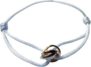 Metal Buckle Rings Braided Rope Bracelet Handmade String Bracelet Jewelry Gift Adjustable Friendship Couples Bracelets