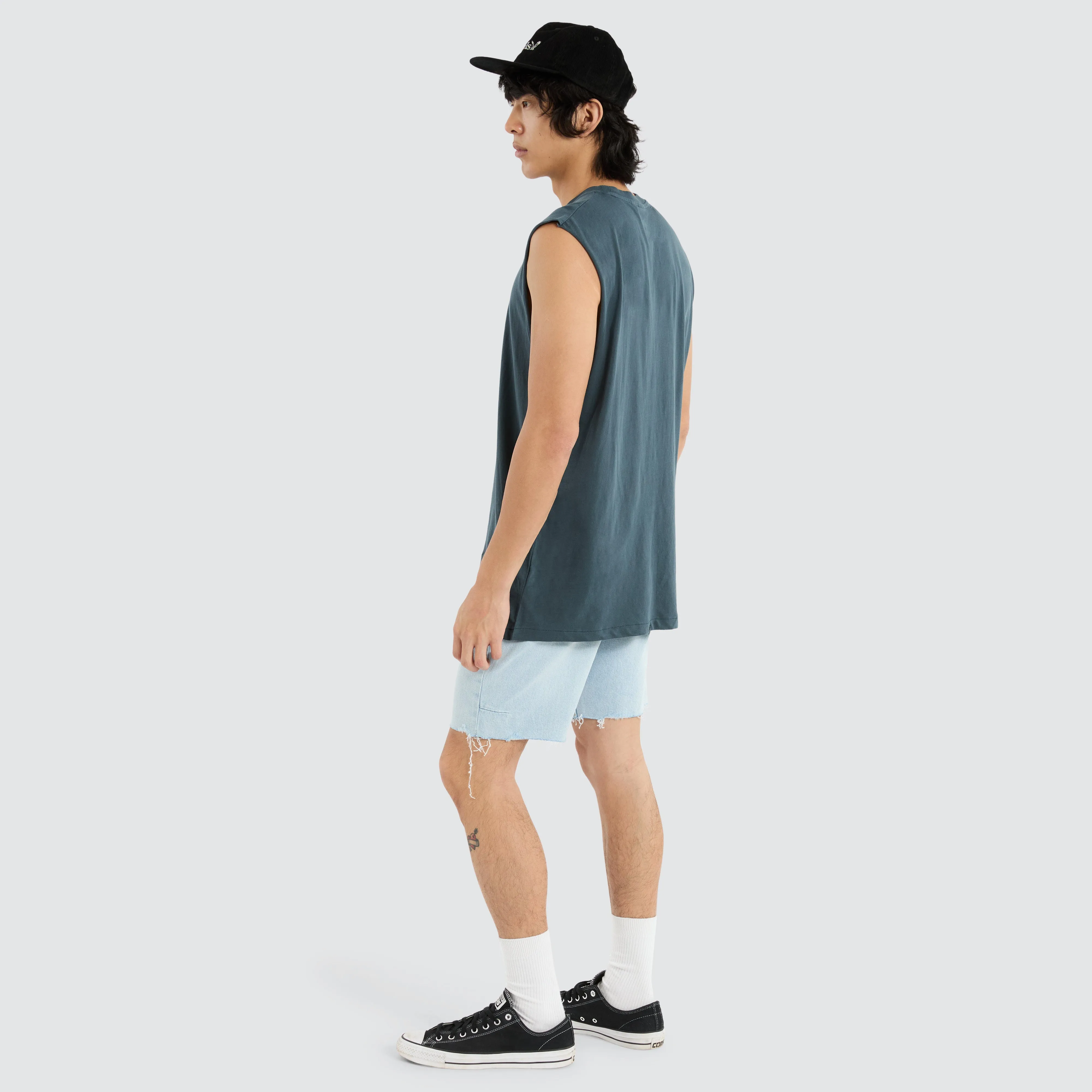 Minimal Thrills Merch Muscle Dark Slate