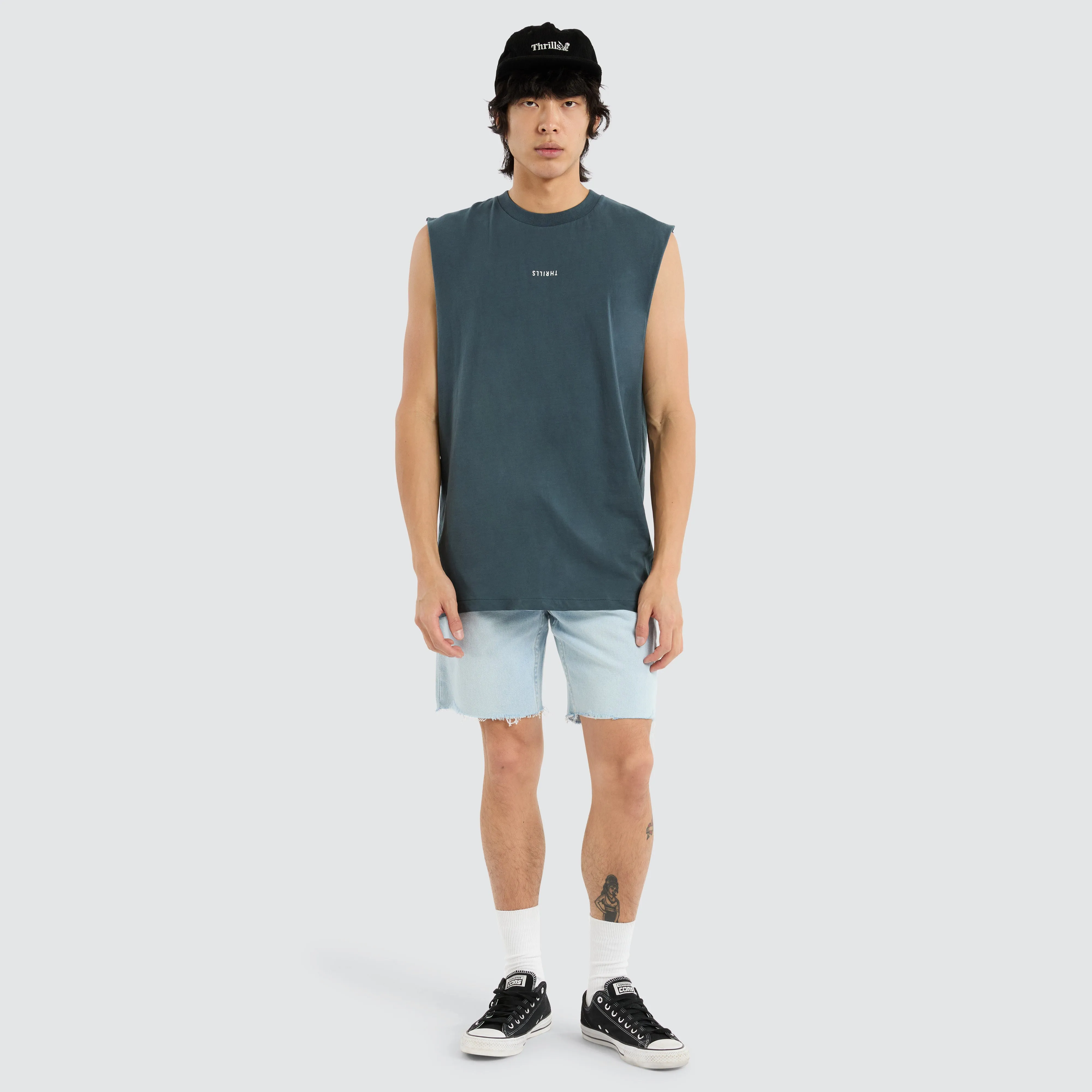 Minimal Thrills Merch Muscle Dark Slate