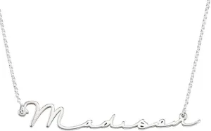 MYKA - Signature Style Name Necklace - Custom Your Own - Gift for Christmas, Birthday - Jewelry for Her, Women (MADISON: Sterling Silver)