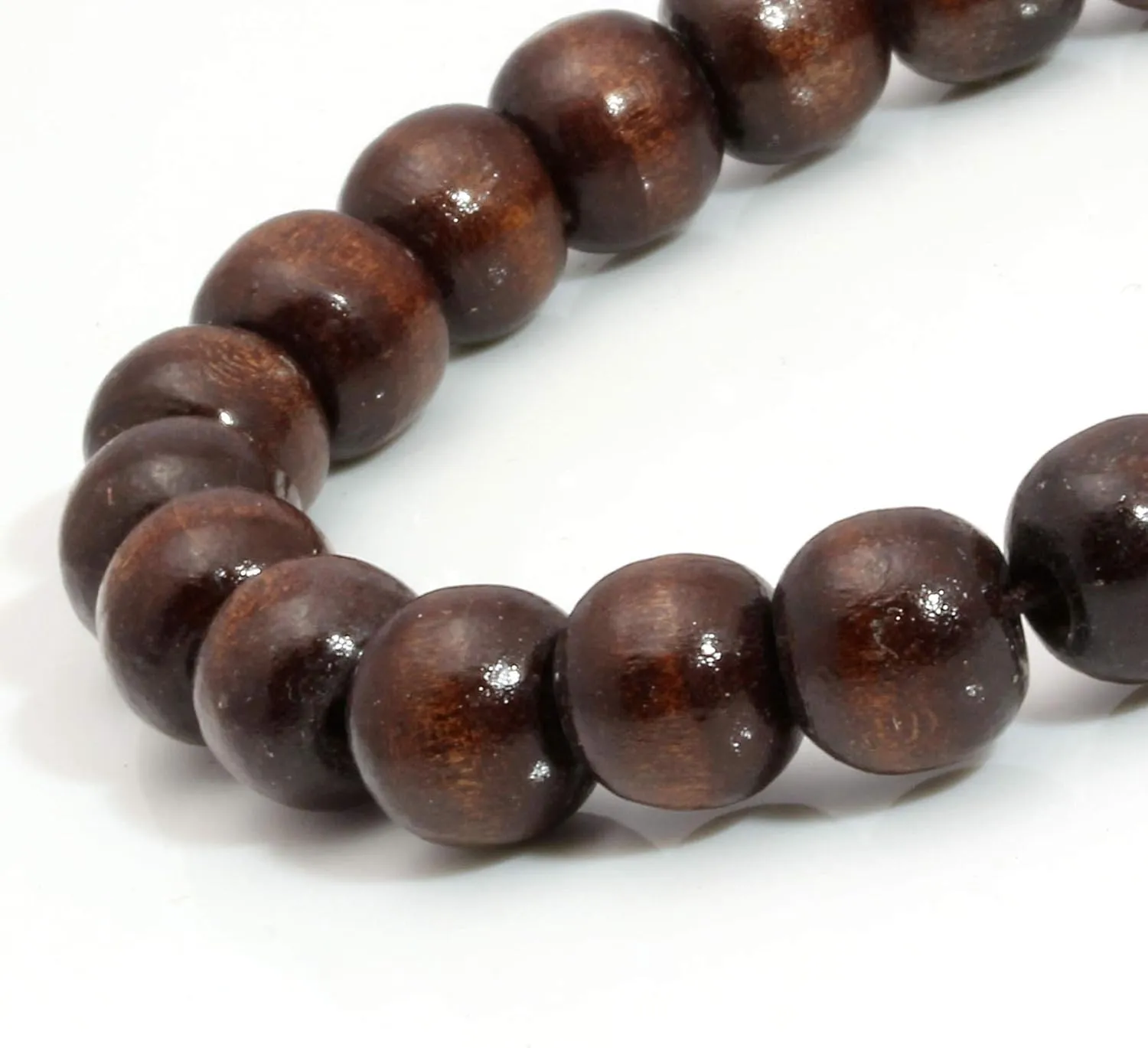 Natural Wooden Beads Bracelet for Men Women 8mm 10mm Prayer Bead Stretch Elastic Bracelets Set Essential Oil Diffuser Beaded Bangle