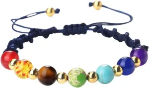 New 2026 7 Lucky Beads Bracelet Handmade Adjustable Knot Bangle Women Men Yoga Prayer Bracelets Jewelry Gift For Friend Fashion Trendy Accessories Creative