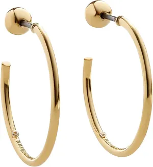 Open Hoop Earrings for Women - Lightweight, Hypoallergenic Hoops with Post Back Closure