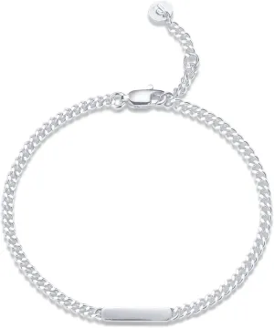 PAVOI 14K Gold Plated Lightweight Chain Bracelet | Curb Link and Cable Chain Bracelets for Women