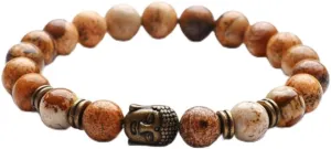 Pendant Charm Bracelets for Women Religious Buddha Meditation Bracelet Men New Nature Stone Prayer Bracelet 17cm 3