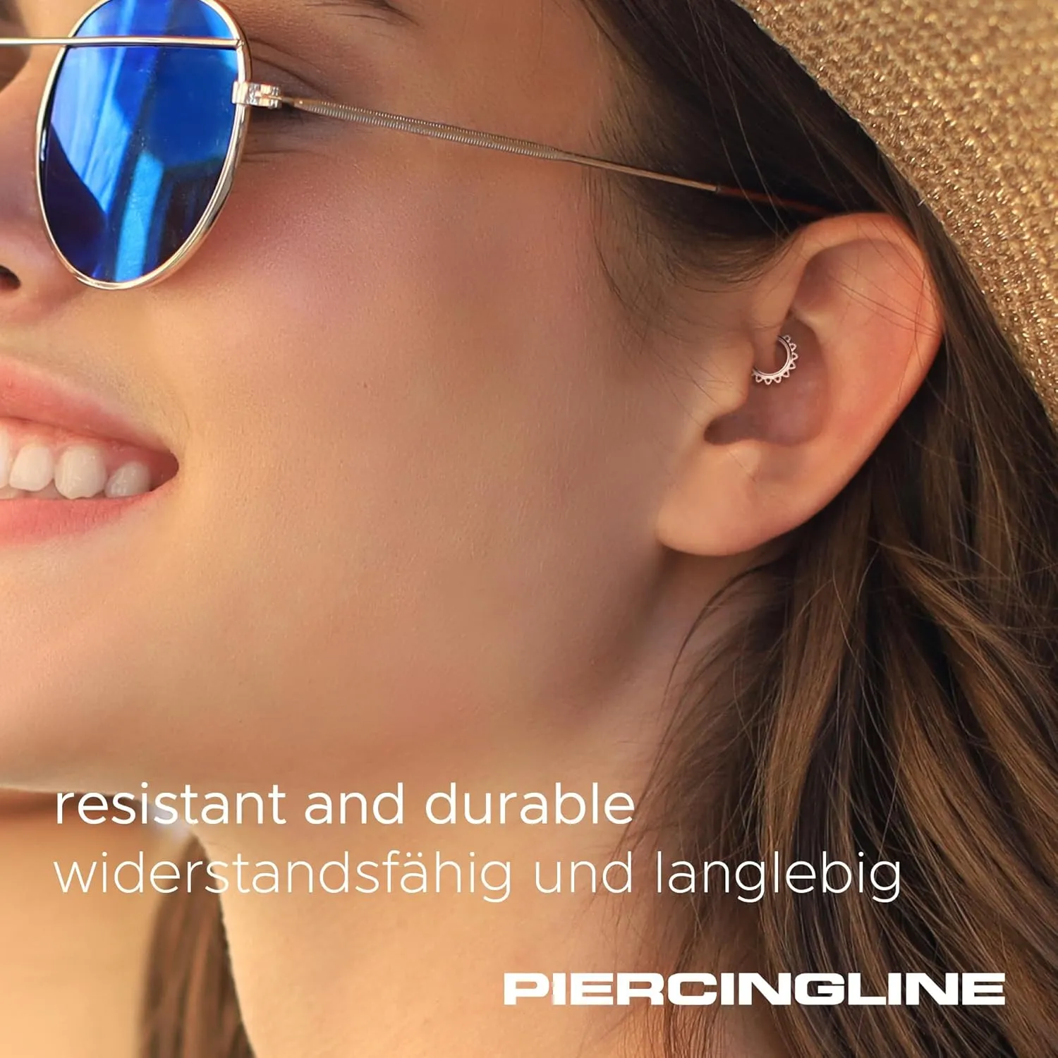 PIERCINGLINE 16G Surgical steel 316L Hinged Segment Ring | CONES| Septum Helix Tragus Cartilage Daith Ear Piercing Jewelry